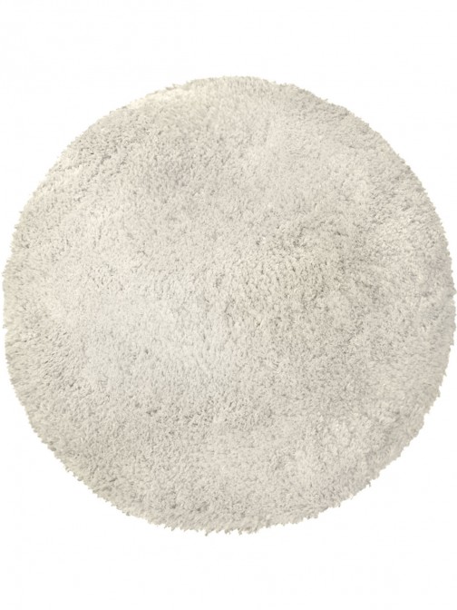 Round Bath Rug Viena White