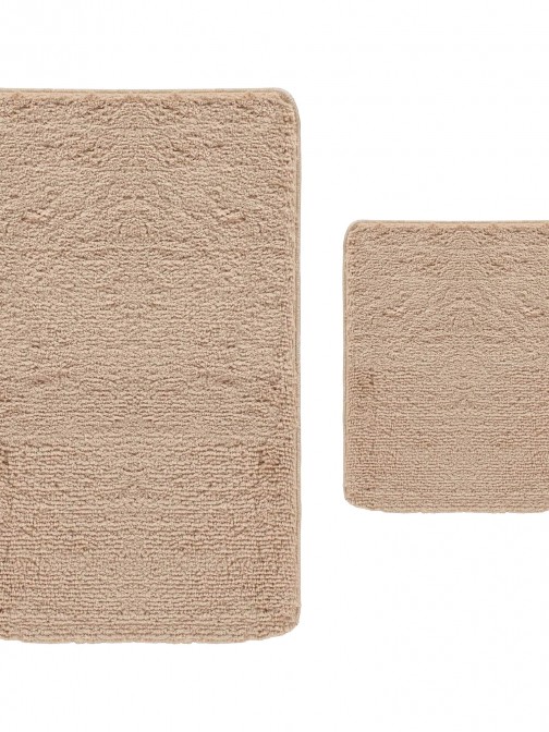 Viena Bath Rug Set Beige