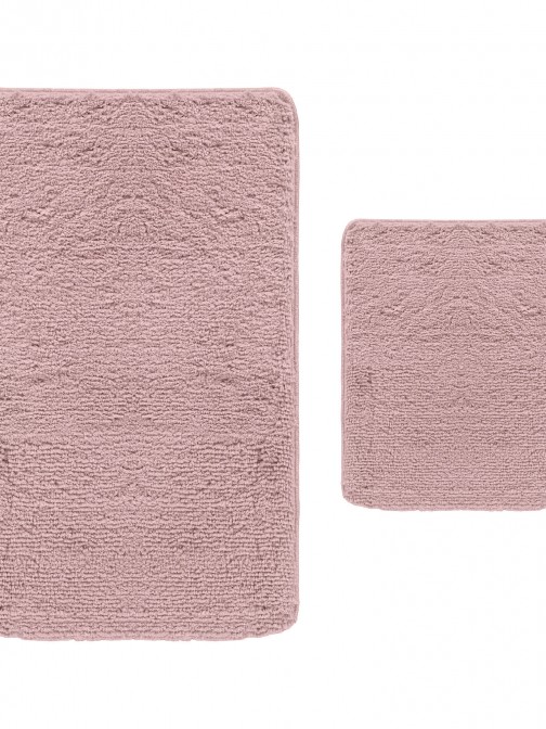 Viena Bath Rug Set Pink