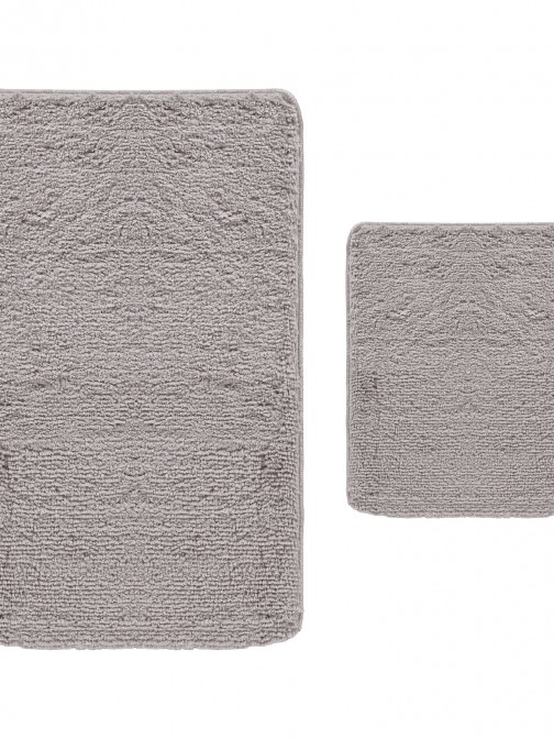 Viena Bath Rug Set Gray