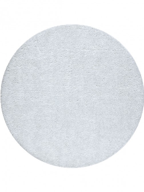 Round Bath Rug Veneza White