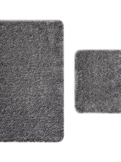 Veneza Bath Rug Set Gray