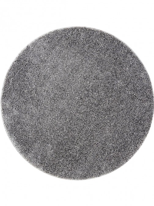 Round Bath Rug Veneza Gray