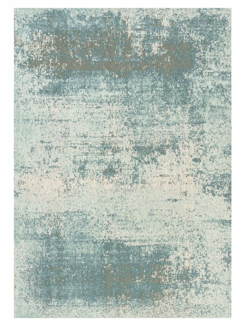 Abstract Area Rug Moon Chenille 9656 Blue