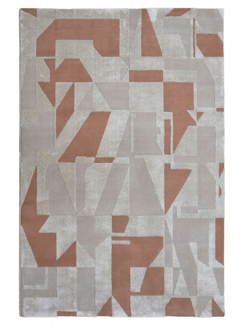 Geometric Area Rug Burela 0387/192 Orange