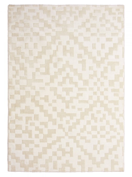 Alfombra Geométrica Madi 5552/001 Crudo
