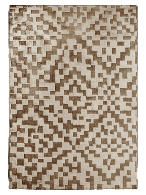 Tapete Geométrico Madi 5552/002 Castanho