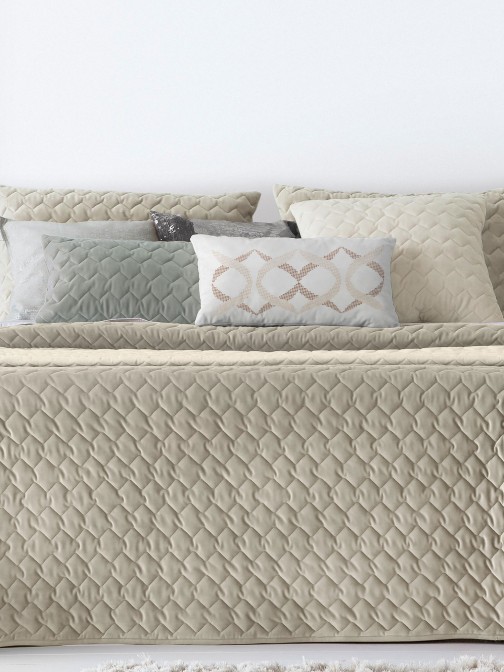Edredn Cama Doble Naroa Geomtrico Beige