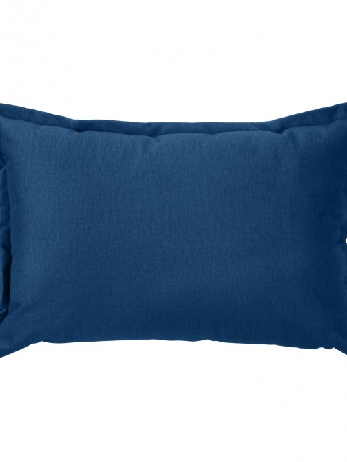 Plain Decorative Cushion Alfin Navy Blue