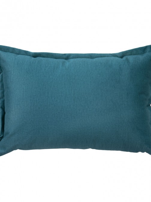Plain Decorative Cushion Alfin Velvet Blue