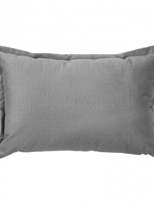 Plain Decorative Cushion Alfin Velvet Gray