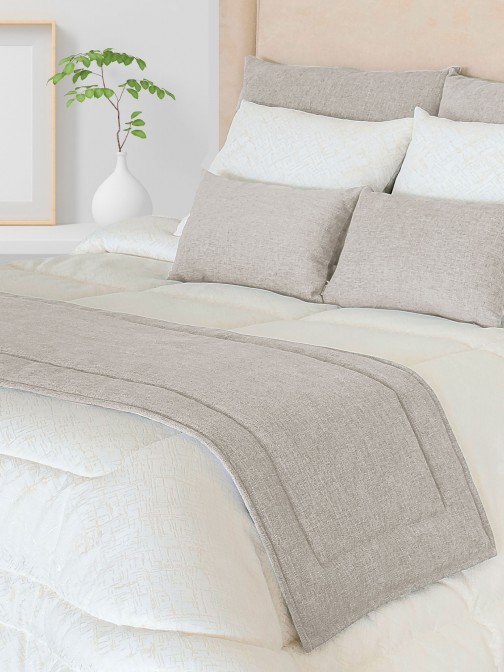 Tapa Ps Liso Acolchoado Bege