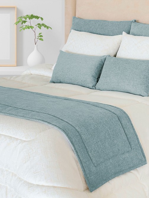 Tapa Ps Liso Acolchoado Azul Aqua