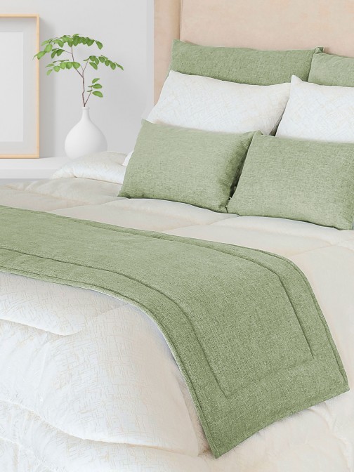 Tapa Ps Liso Acolchoado Verde Seco