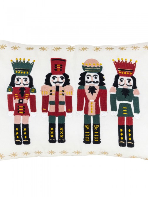 Almofada Decorativa Soldados de Natal 229 Multicolor