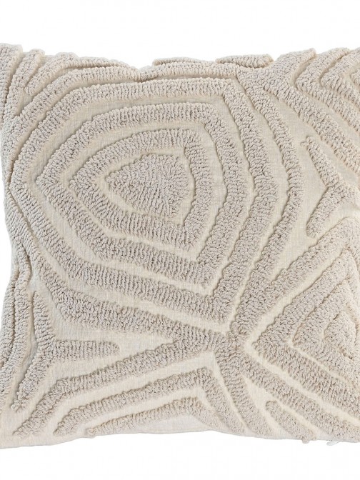 Abstract Decorative Cushion 801 Square Beige