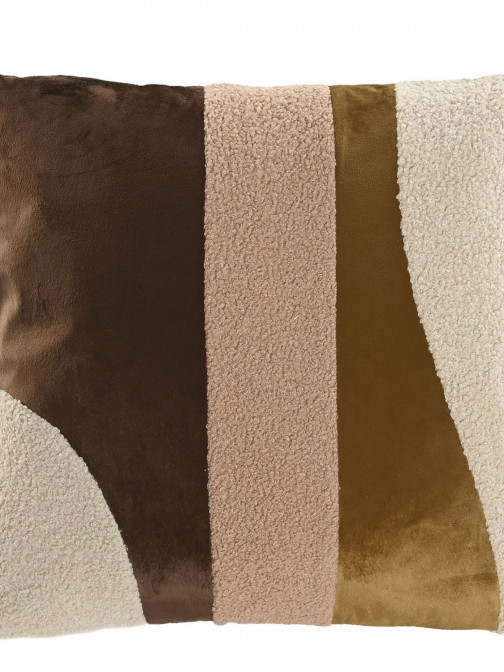 Almofada Decorativa Patchwork 250 Quadrada Multicolor