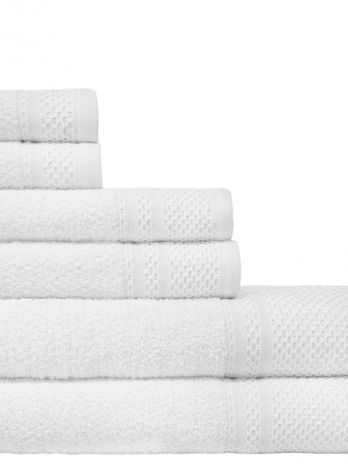 Fil F-300 6 Towels Bath Set White