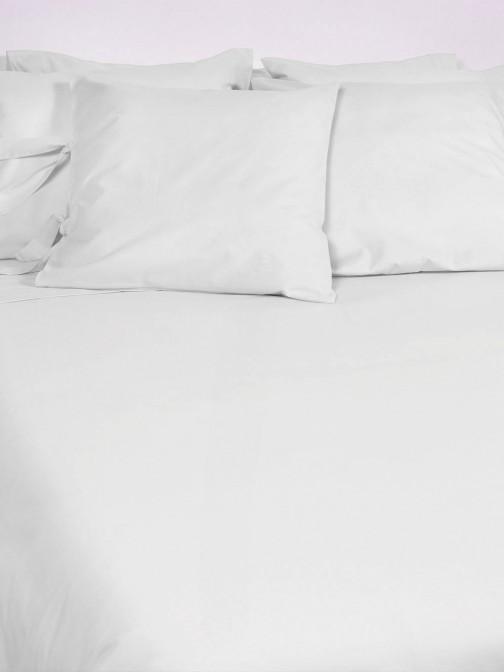 Capa de Edredo Cama de Solteiro Nude Branco