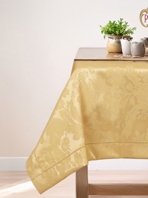 Toalha de Mesa Florence Dourada
