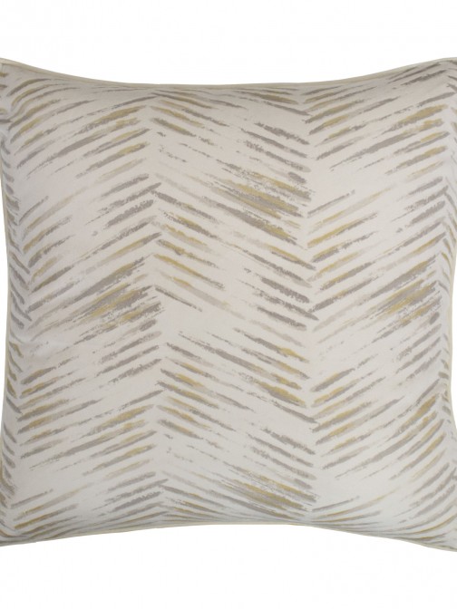 Soft Sparkle Abstract Decorative Cushion Square Natural Beige