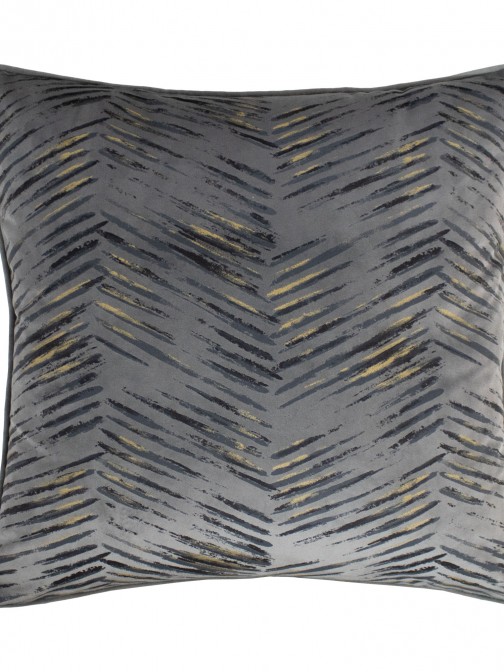 Soft Sparkle Abstract Decorative Cushion Square Gray