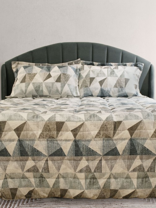 Nara Jacquard Double Bedspread Blue