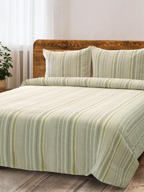 Barali Duvet Cover Double Bed Green