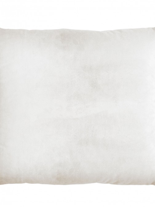 Velvet Plain Decorative Cushion White