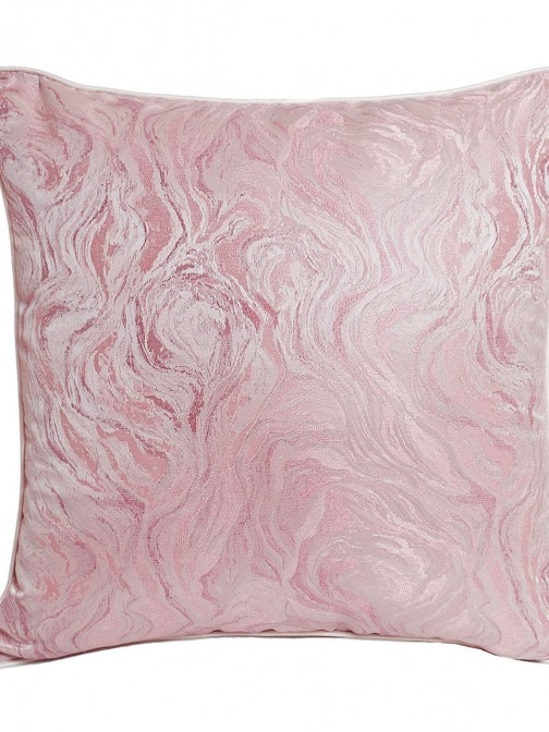 Marm Abstract Decorative Cushion Square Pink