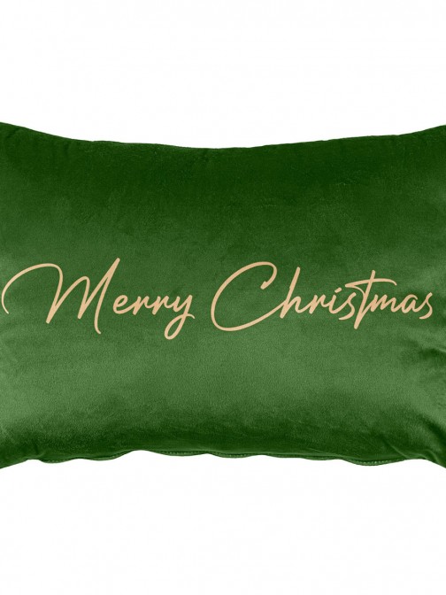 Cojn Decorativo Navideo Melodia Rectangular Verde