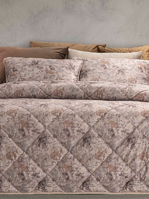 Colcha Cama de Casal Lunara Abstrato Multicolor