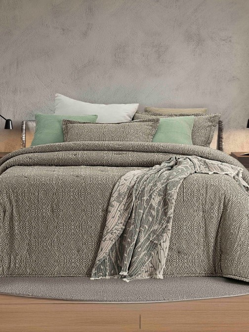Dover Green Double Bedspread
