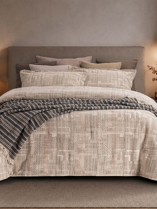 Vika Beige Double Bedspread