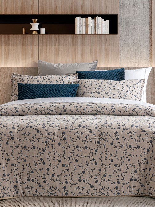 Sakura Double Bed Bedspread Floral Multicolor