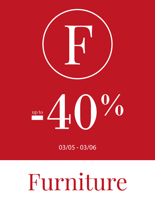 Furniture up to -40%