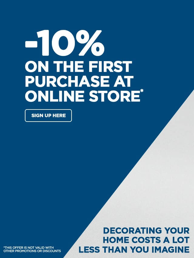 -10% on the first online purchase