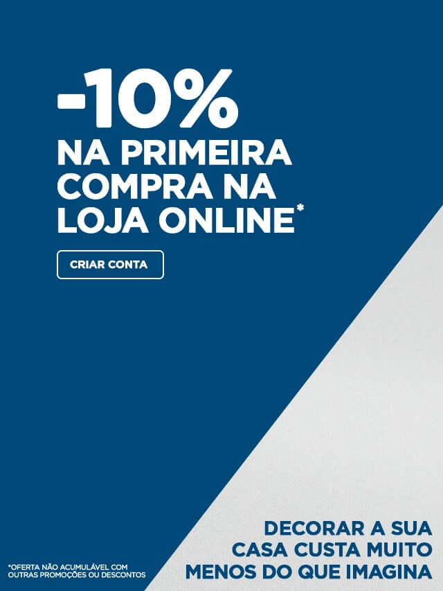 -10% na primeira compra online