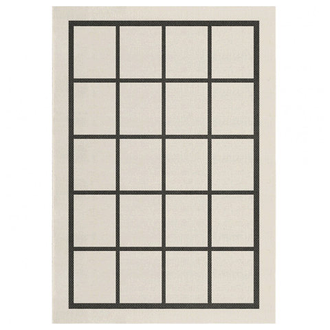 Geometric style In&Out area rugs