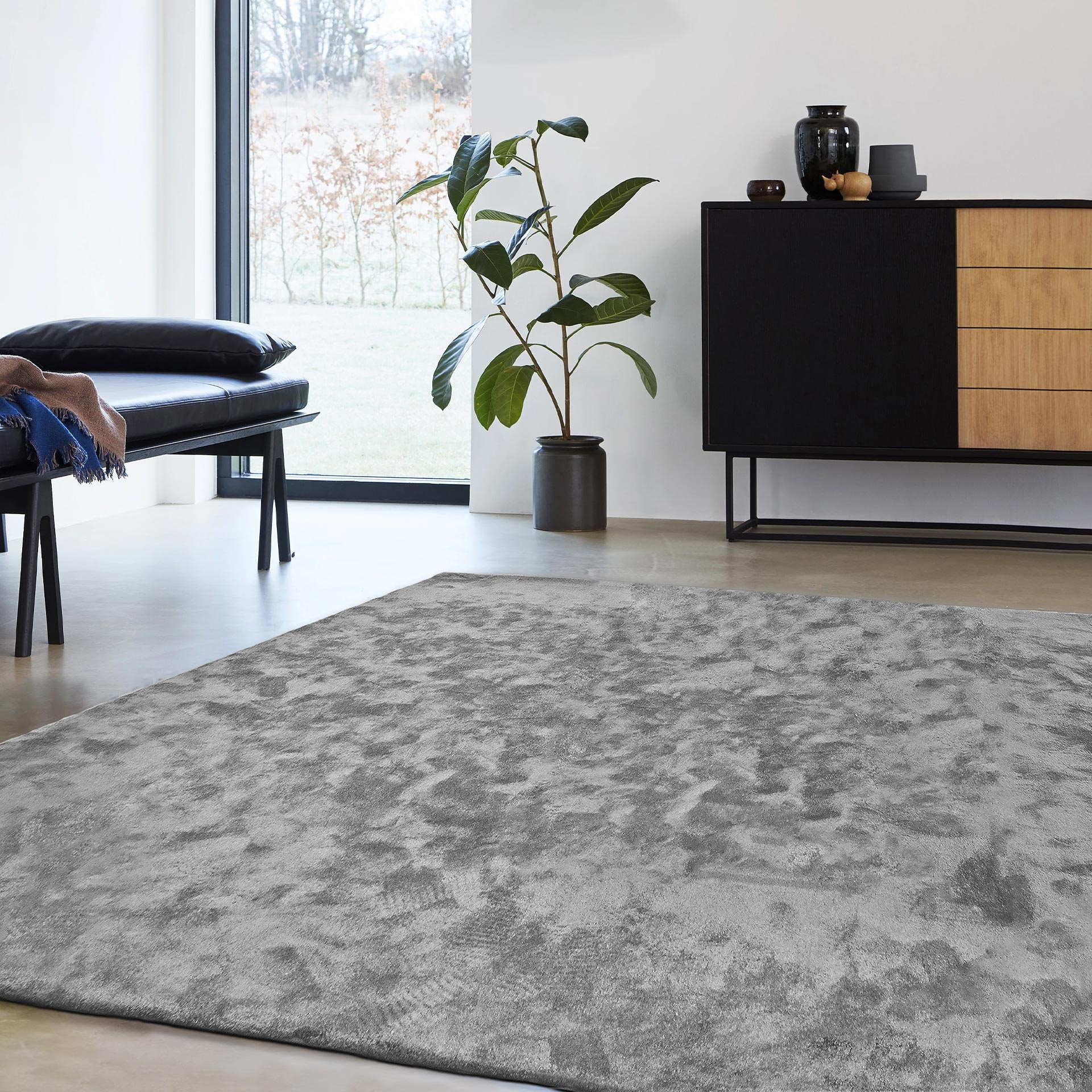 Tapete Por Medida Vicenza 095 Cinzento