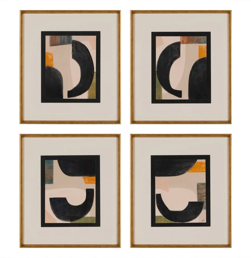 Quadro Decorativo Abstrato 500D Multicolor