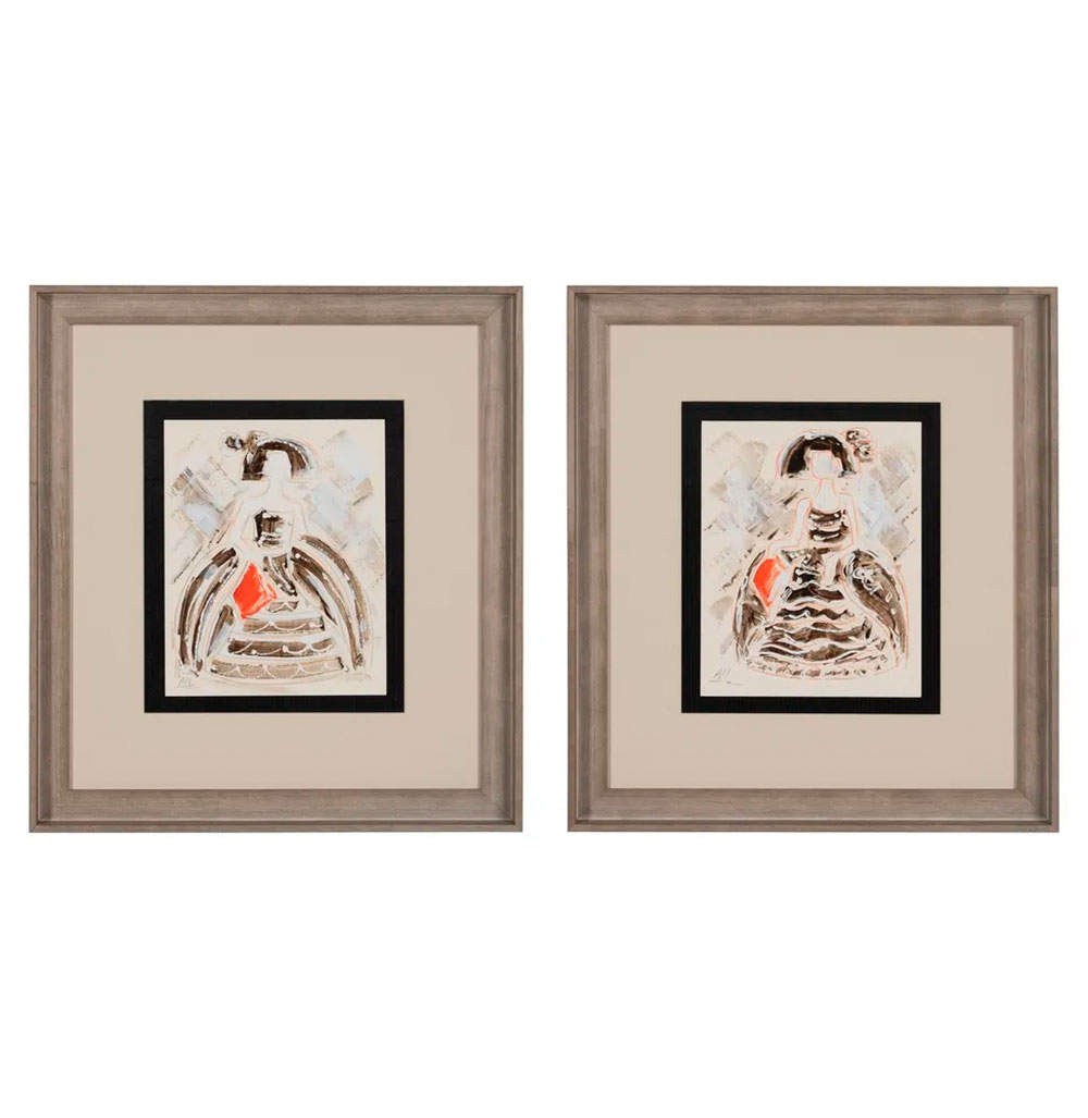 Quadro Decorativo Menina 505B Multicolor