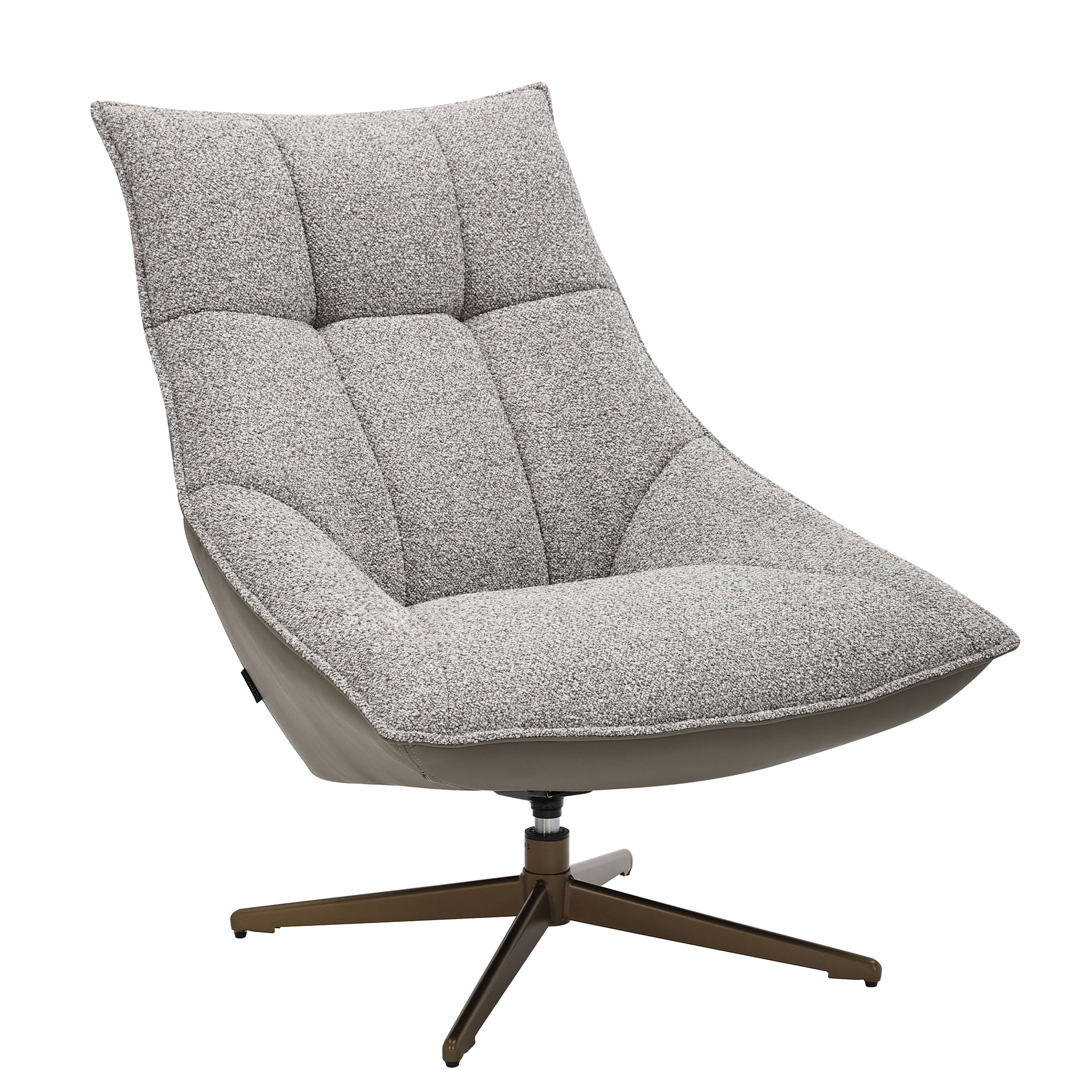 Cadeirão com Sistema Giratório Serres Taupe