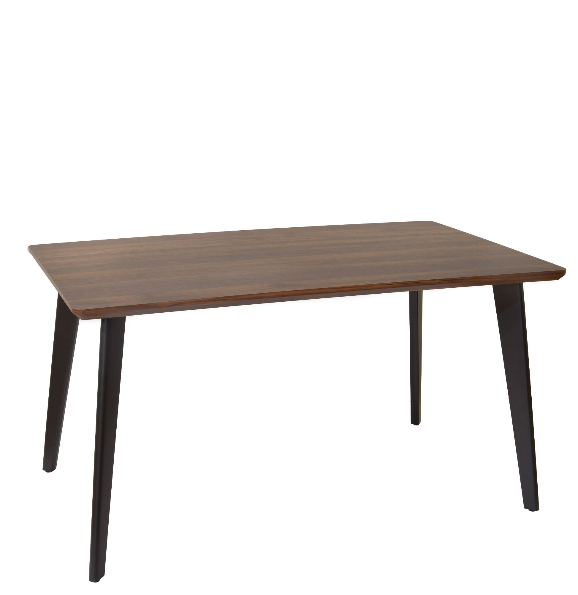 Mesa de Jantar com Pernas de Metal 6 Pessoas Tucana Castanha