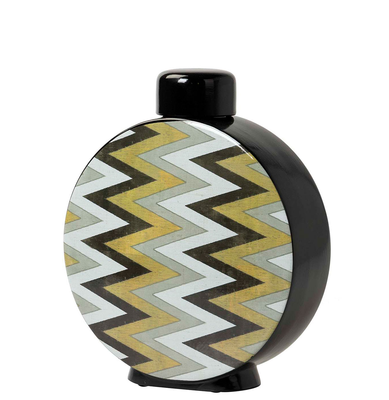 Pote de Cerâmica 291 Chevron Multicolor