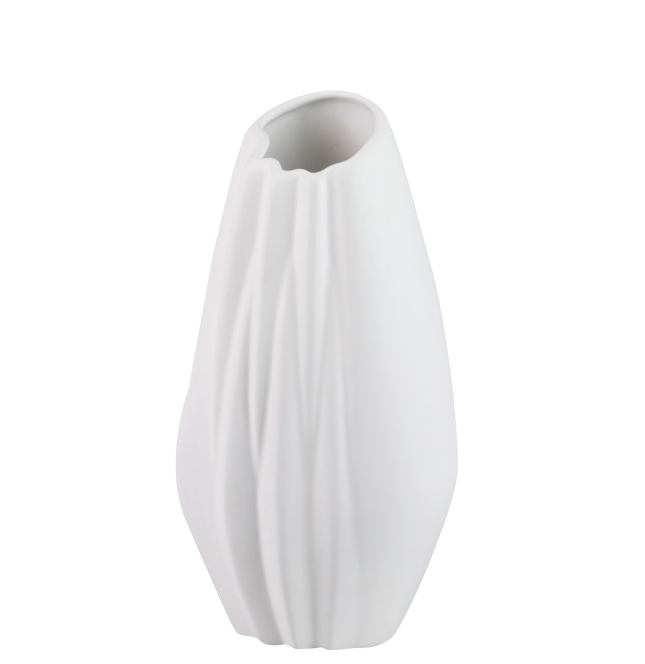 Floreira de Cerâmica 693 Branco Mate