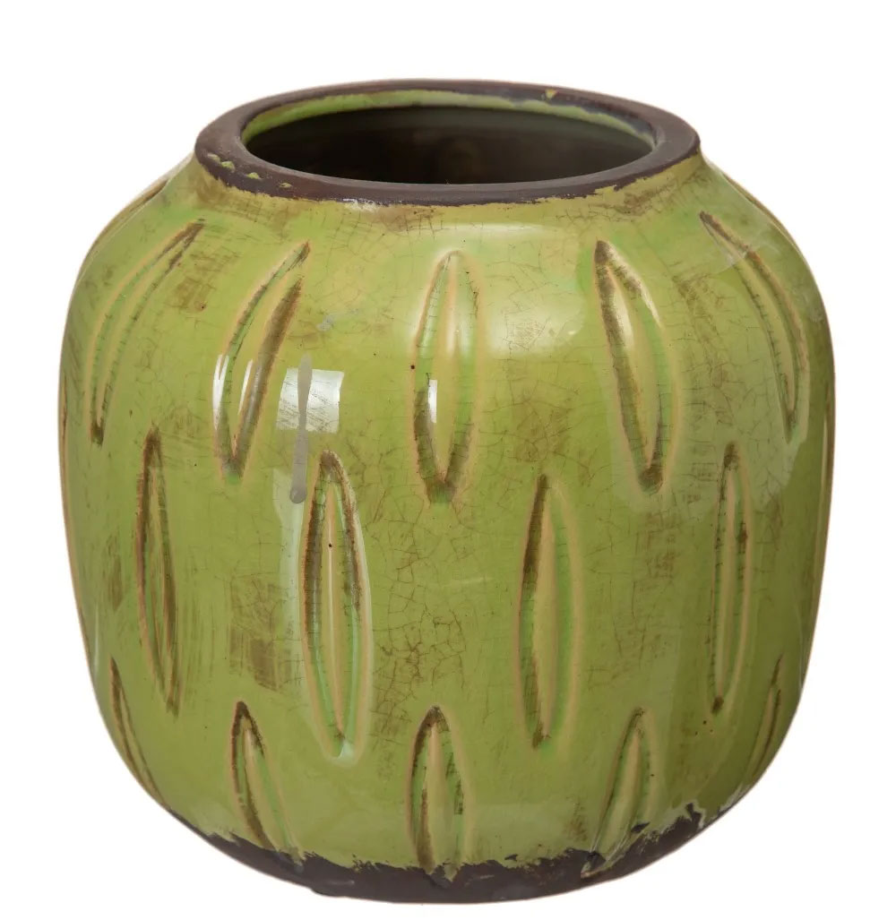Vaso Decorativo de Cerâmica 193 Verde