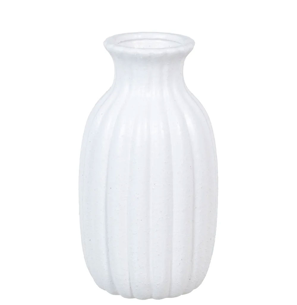 Vaso Decorativo de Cerâmica 702 Branco