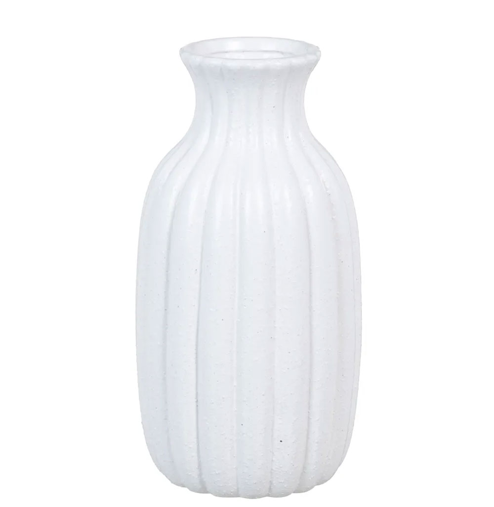 Vaso Decorativo de Cerâmica 702 Branco