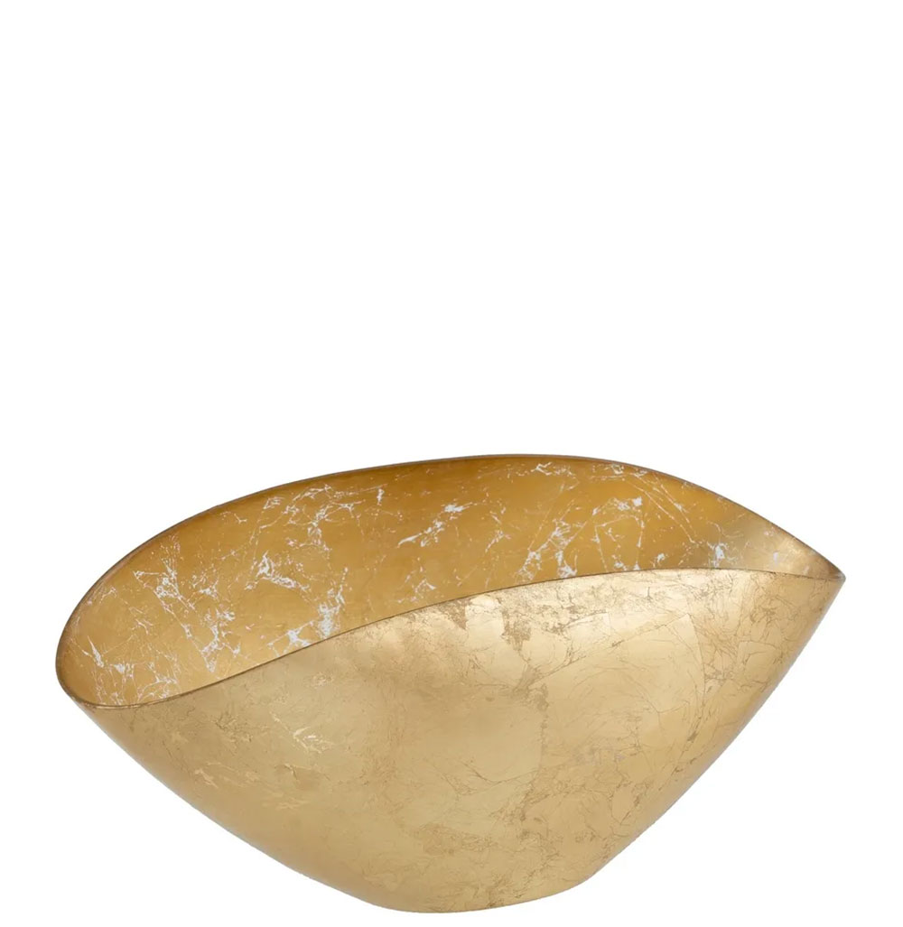 Centro de Mesa de Vidro 561 Dourado